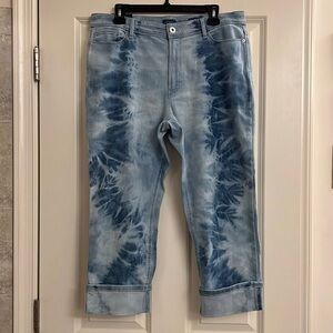 J Jill ladies denim cropped high rise